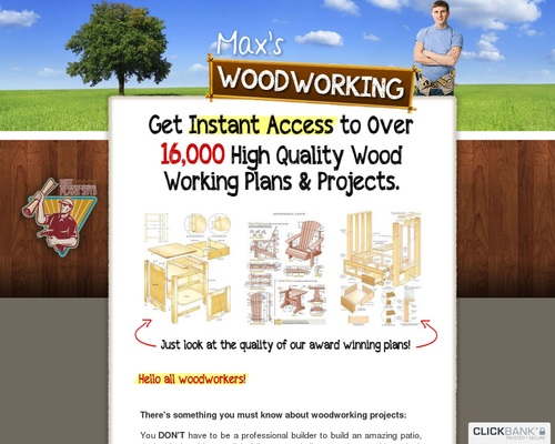 Max’s Woodworking Plans and Projects