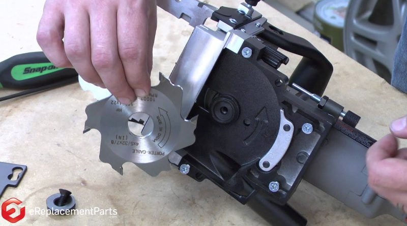 How to Replace the Blade on a Porter Cable Biscuit Joiner