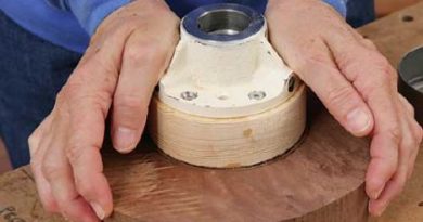 Mounting Wood On The Wood Lathe: Using A Glue Block