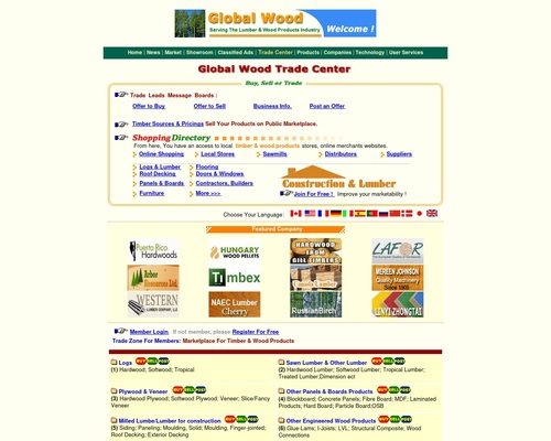 Global Timber and Wood Products Marketplace – Lumber and Wood Products