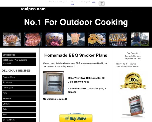 Homemade BBQ Smoker Plans