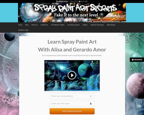 Spray Paint Art Secrets | Spray Paint Art Tutorials & Techniques