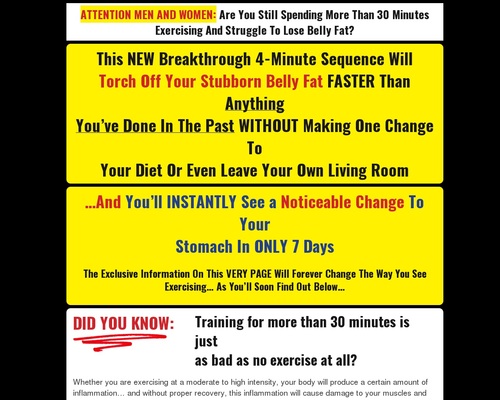 New 4-Minute Fighter Abs – HIGHEST Converting Ab Offer On The Internet