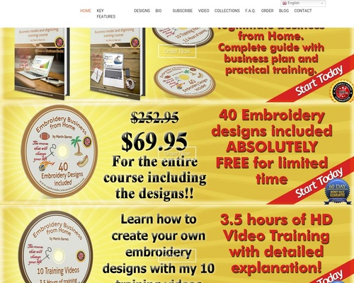 Embroidery Business from Home – Business Model and Digitizing Training Course
