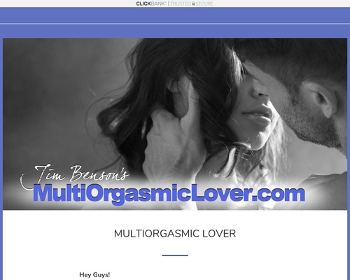 The Multi-Orgasmic Lover Program – The Multi-Orgasmic Lover Program