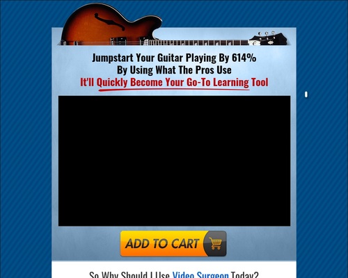 Video Surgeon for Guitarists