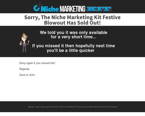 The Niche Marketing Kit – Massive Blowout! — Niche Marketing Kit