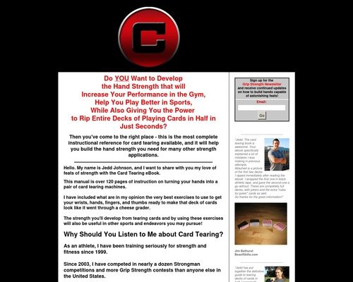 Card Tearing System – How to Tear Decks of Cards and Build Hands of Steel