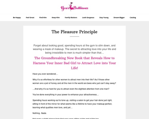 The Pleasure Principle – How to unlock the power of pleasure and transform your life by Amy Waterman.