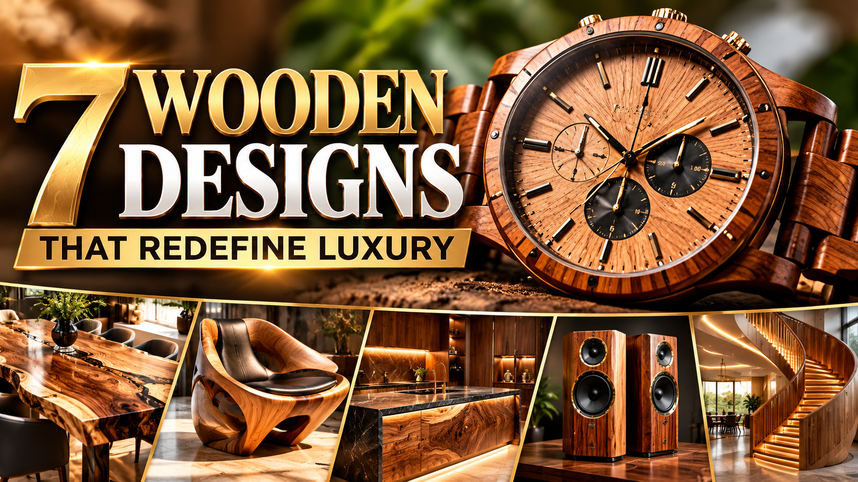 7 Extraordinary Wooden Designs That Redefine Luxury 1 7 Extraordinary Wooden Designs That Redefine Luxury luxury wooden designs