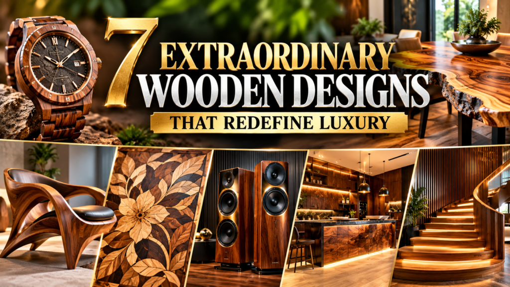 7 Extraordinary Wooden Designs That Redefine Luxury 7 Extraordinary Wooden Designs That Redefine Luxury